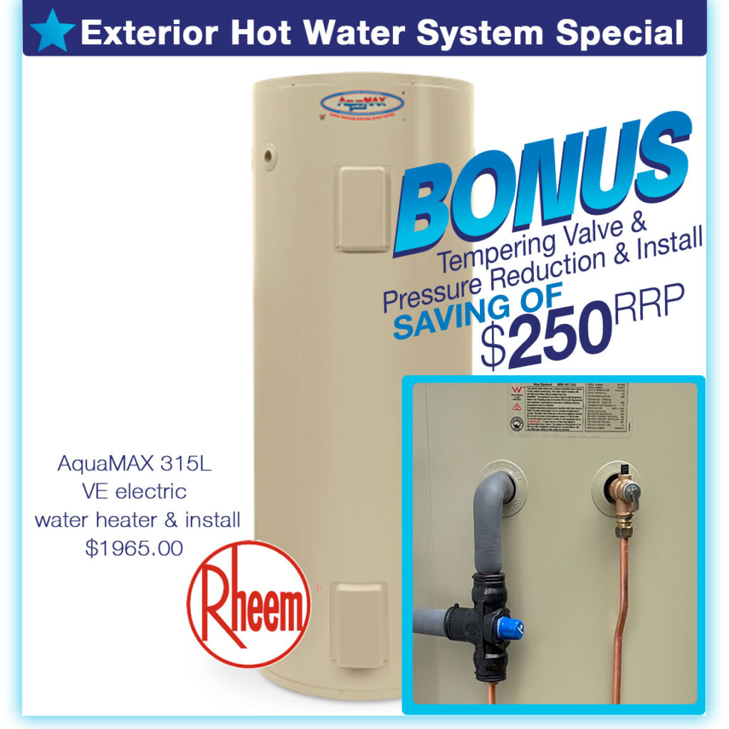 Exterior Hot Water Systems Special