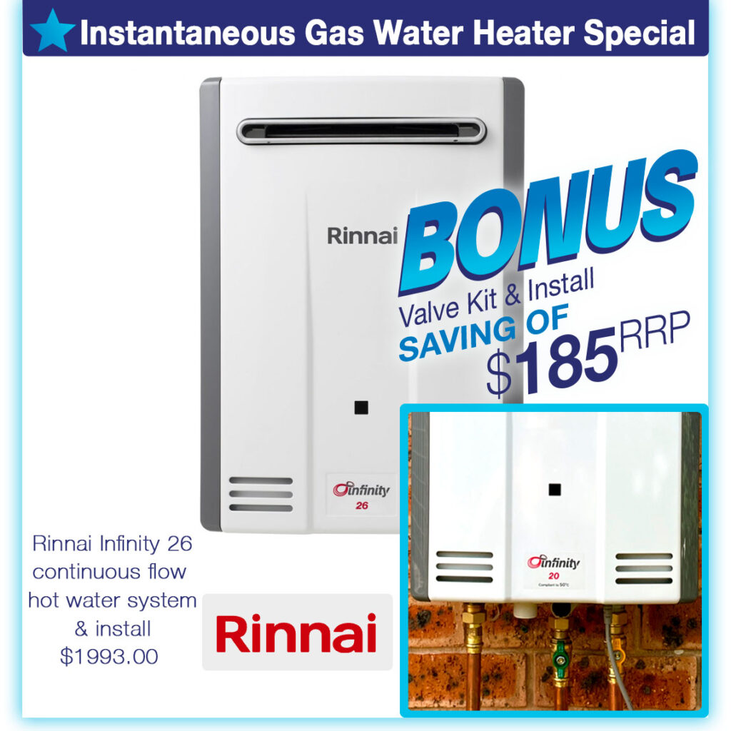 Instantaneous Hot Water Systems Special